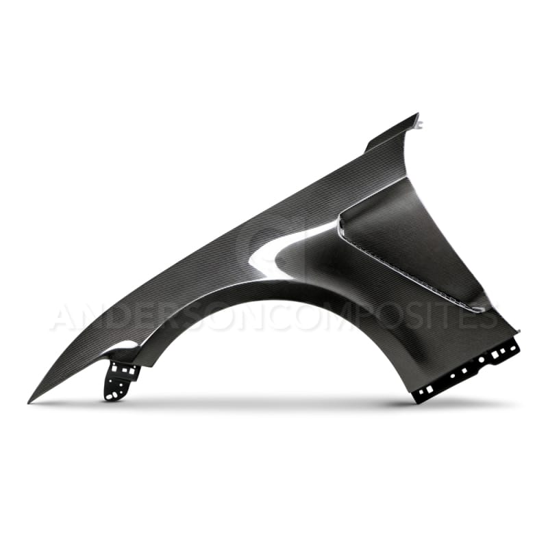 Anderson Composites — Anderson Composites 15-16 Ford Mustang GT 350 Style Carbon Fiber Front Fenders