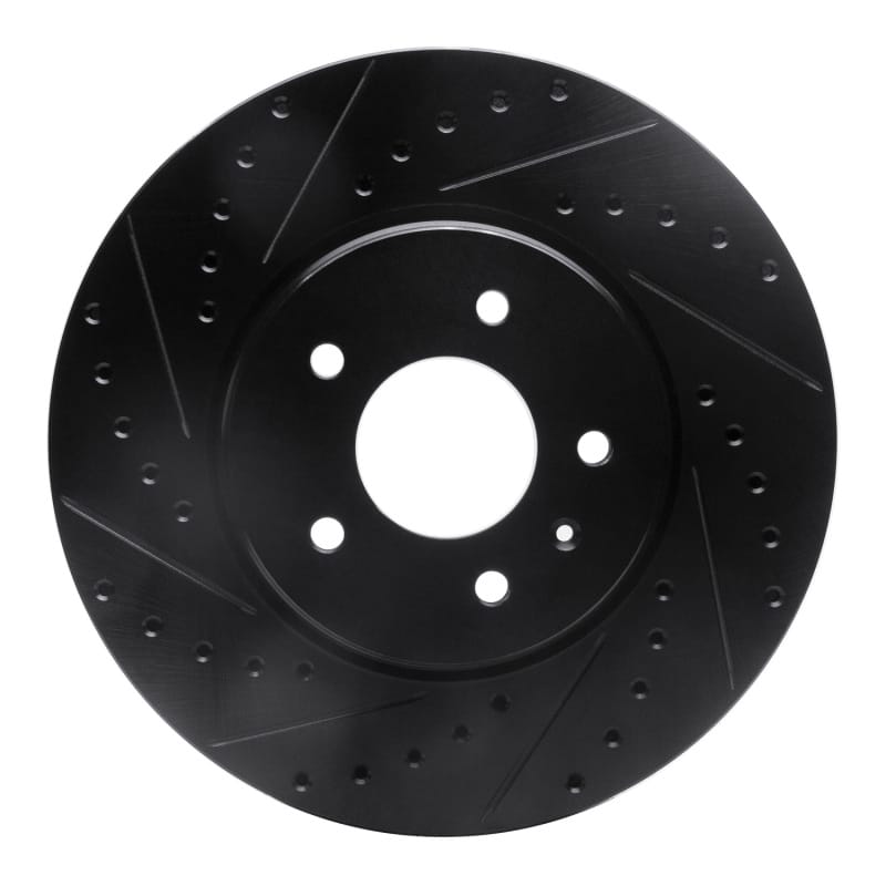 R1 Concepts — R1 09-11 Cadillac STS Front Left Drilled & Slotted Black Brake Rotor
R1 Brake Rotor Drill