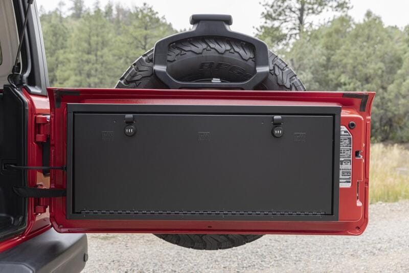 Tuffy Products — Tuffy Tailgate Lockbox W/ Combo Lock For Jeep Wrangler
Tailgate Lockbox