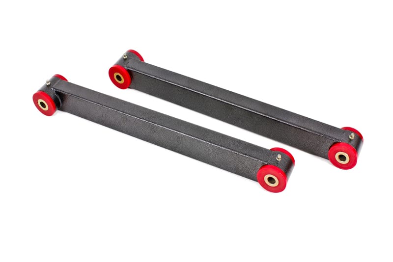 BMR Suspension — BMR 05-14 S197 Mustang Non-Adj. Boxed Lower Control Arms (Polyurethane) - Black Hammertone