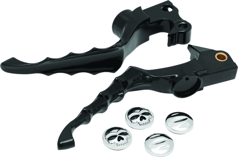 Kuryakyn — Kuryakyn Zombie Levers 04-13 XL Models Gloss Black