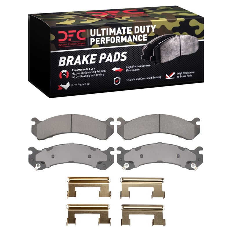 DFC — DFC 99-20 Cadillac DTS Front Ultimate Duty Performance Brake Pads and Hardware Kit
DFC Brake Pad Set