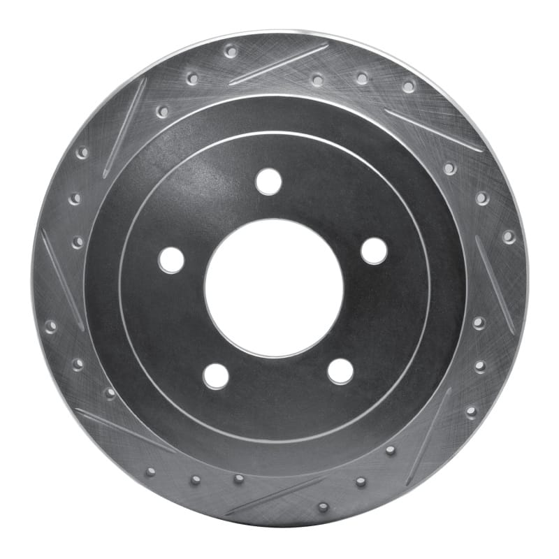 R1 Concepts — R1 97-04 Ford Expedition Rear Left Drilled & Slotted Silver Brake Rotor
R1 Brake Rotor Drill