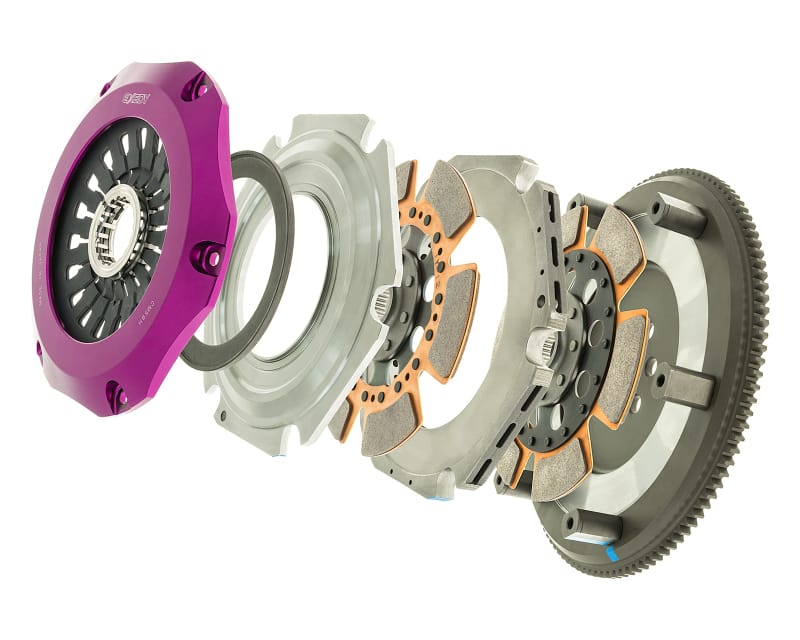 Exedy — Exedy 96-06 Mitsubishi Lancer Evo (Gen 4-7) Hyper Twin Cerametallic Clutch Rigid Disc Pull Type
Hyper Multi Series
Clutch Kit