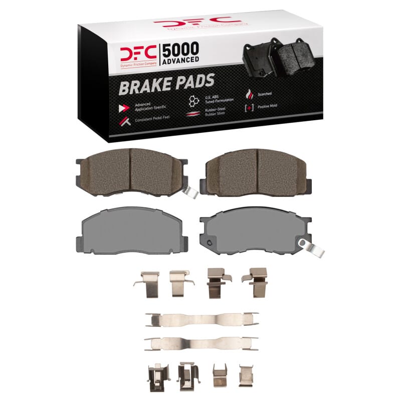 DFC — DFC 84-89 Toyota Van Wagon Front 5000 Advanced Ceramic Brake Pads and Hardware Kit
DFC Brake Pad Set