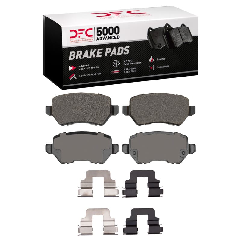 DFC — DFC 02-08 Chevrolet Zafira (Mexico) Rear 5000 Advanced Low Metallic Brake Pads and Hardware Kit
DFC Brake Pad Set