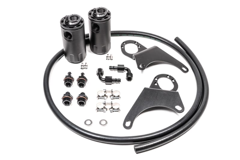 Radium Engineering — Radium Engineering Mitsubishi Evo 8-9 Dual Catch Can Kit Fluid Lock