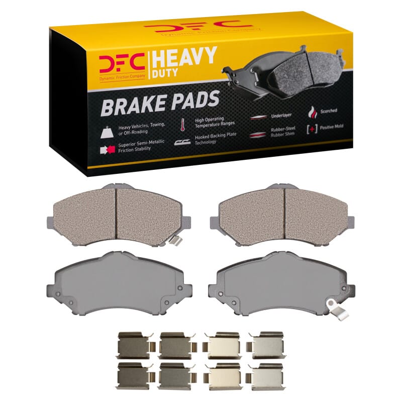 DFC — DFC 07-18 Chrysler Town & Country Front Heavy Duty Pads and Hardware Kit
DFC Brake Pad Set