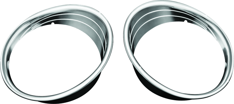 Kuryakyn — Kuryakyn Driving Light Bezels Indian Chrome