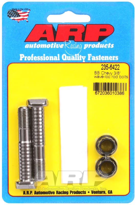 ARP — ARP BB Chevy 3/8in pro wave-loc 2pk rod bolt kit