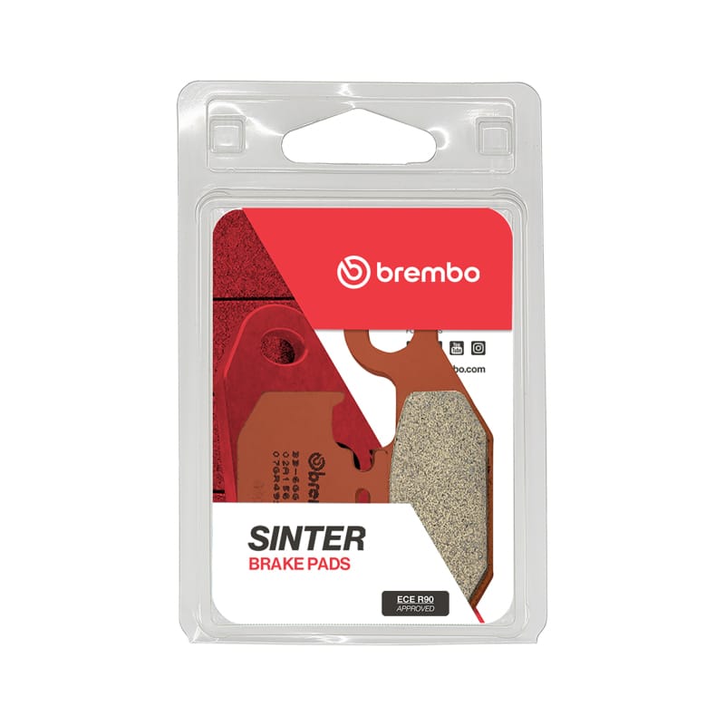 Brembo OE Powersports — Brembo OE 06-06 Bombardier DS Left 250cc Sinter Brake Pad - Front