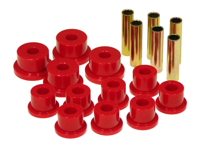 Prothane — Prothane Suzuki Samurai Spring & Shackle Bushings (Aftermarket Shackles) - Red
SPRING/SHACKLE BUSH