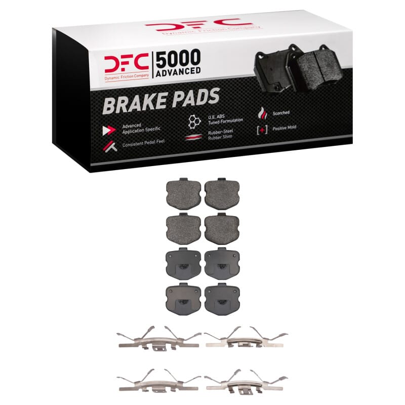 DFC — DFC 06-13 Chevrolet Corvette Rear 5000 Advanced Low Metallic Brake Pads and Hardware Kit
DFC Brake Pad Set
