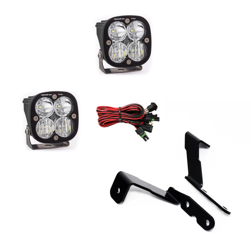 Baja Designs — Baja Designs 2007-2013 GM Silverado/Sierra Squadron Pro Lights A-Pillar Kit