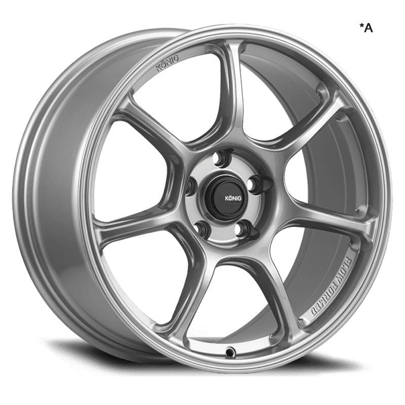 Konig — Konig Ultragram 18x9.5B 5x114.3 ET40 Titanium Metallic Knurled Bead