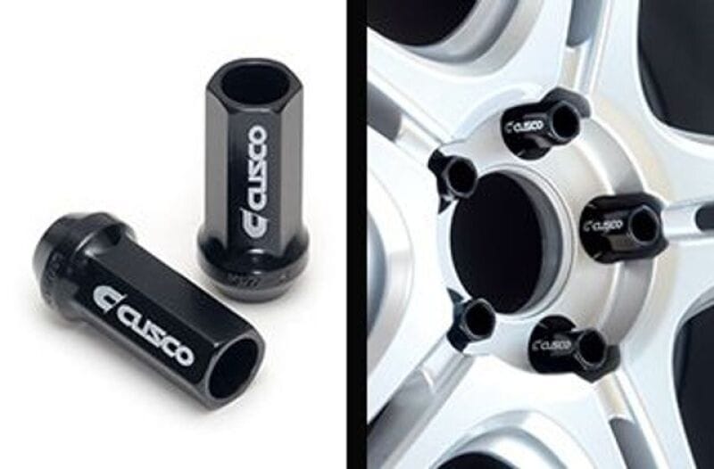 Cusco — Cusco Universal Wheel Lug Nut Set M12 x P1.5mm - Black (20pcs)