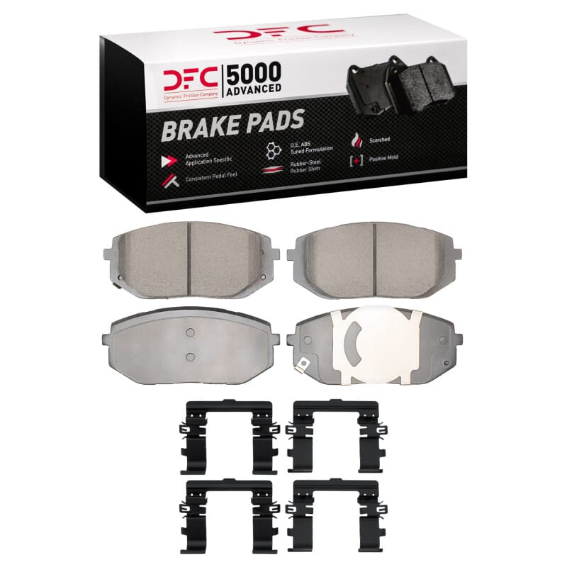 DFC — DFC 22-25 Hyundai Tucson Front 5000 Advanced Ceramic Brake Pads and Hardware Kit