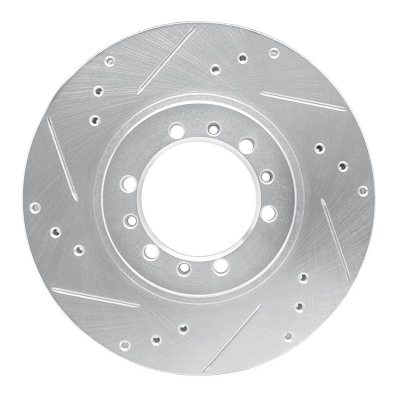 R1 Concepts — R1 94-00 Mitsubishi Montero Front Left Drilled & Slotted Silver Brake Rotor
R1 Brake Rotor Drill
