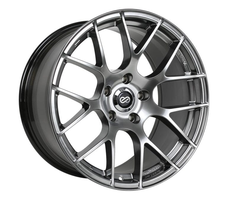 Enkei — Enkei Raijin 18x8 45mm Offset 5x112 Bolt Pattern 72.6 Bore Diameter Hyper Silver Wheel