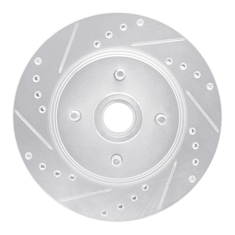 R1 Concepts — R1 87-88 Ford Thunderbird Front Left Drilled & Slotted Silver Brake Rotor
R1 Brake Rotor Drill