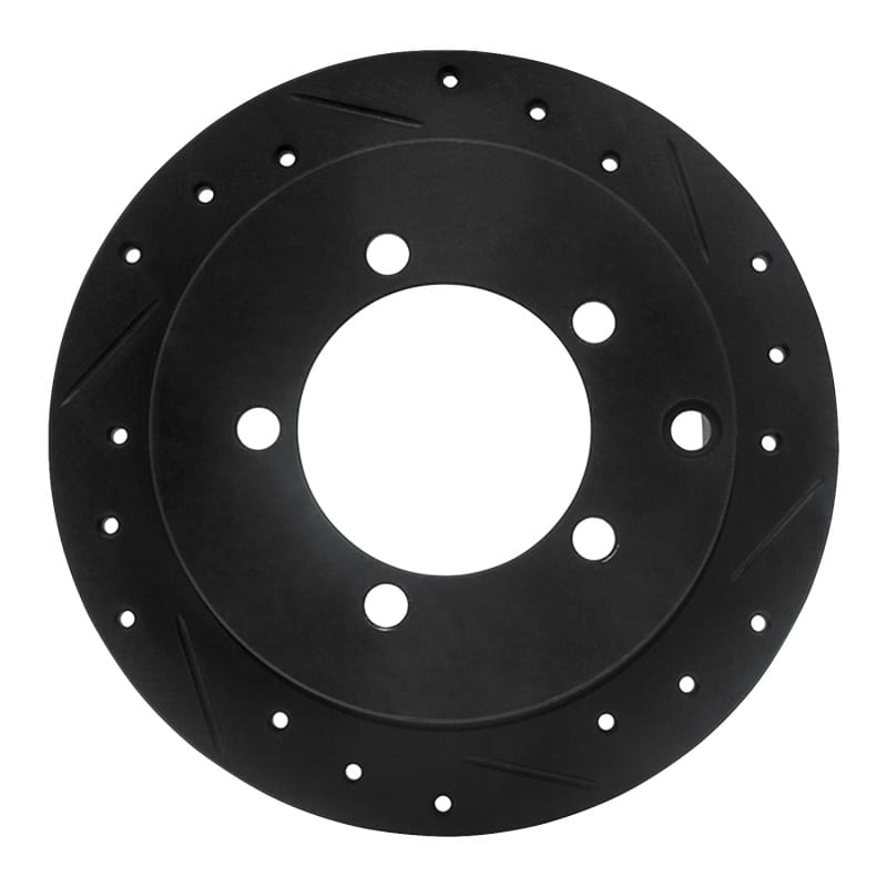 R1 Concepts — R1 97-04 Mitsubishi DIAMANTE Rear Right Drilled & Slotted Black Brake Rotor
R1 Brake Rotor Drill