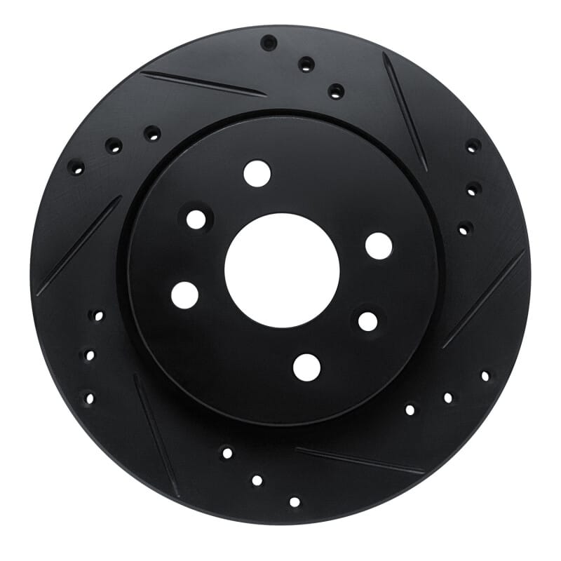 R1 Concepts — R1 01-03 Kia Spectra Front Right Drilled & Slotted Black Brake Rotor
R1 Brake Rotor Drill