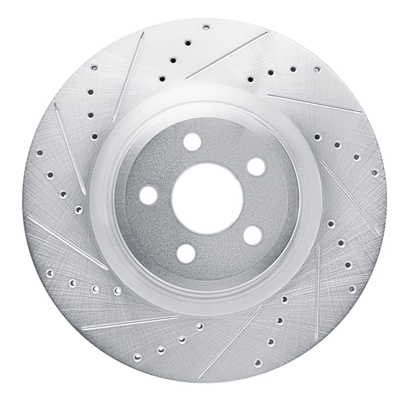 R1 Concepts — R1 19-24 Ford Edge Front Left Drilled & Slotted Silver Brake Rotor
R1 Brake Rotor Drill