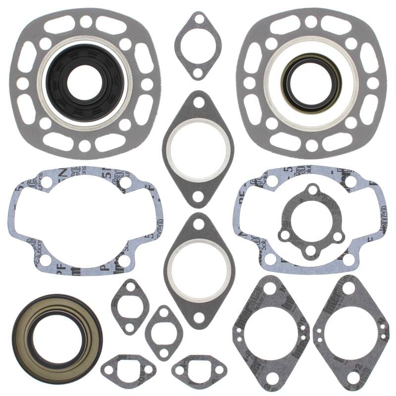 Vertex Pistons — Vertex Gaskets 78-81 Kawasaki Invader Liquid LC/2 Complete Gasket Kit w/ Oil Seals