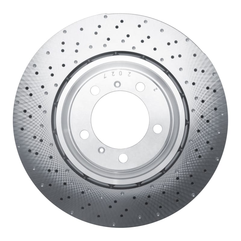 DFC — DFC 15-17 Porsche 911 Left Front Drilled Hi-Carbon Alloy Geomet Coated Rotor
DFC Brake Rotor