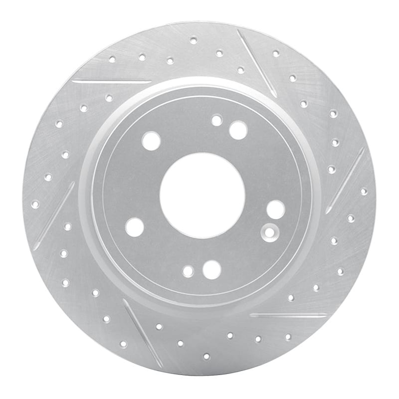 R1 Concepts — R1 16-25 Honda Hr-V Rear Right Drilled & Slotted Geo-Carbon Rotor
