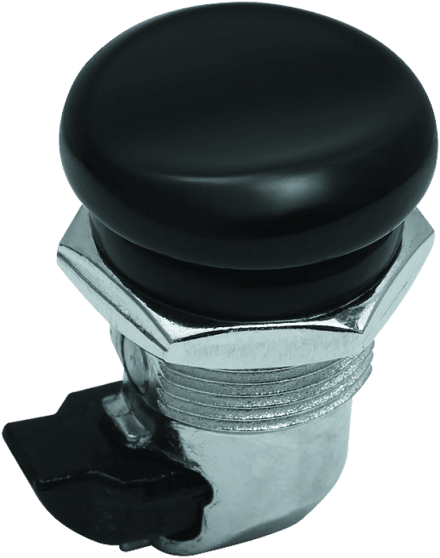 Kuryakyn — Push Button Fuel Door Latch Black