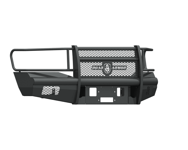 Road Armor — Road Armor 06-09 Dodge 2500 Vaquero Front Winch Plate - Tex Blk