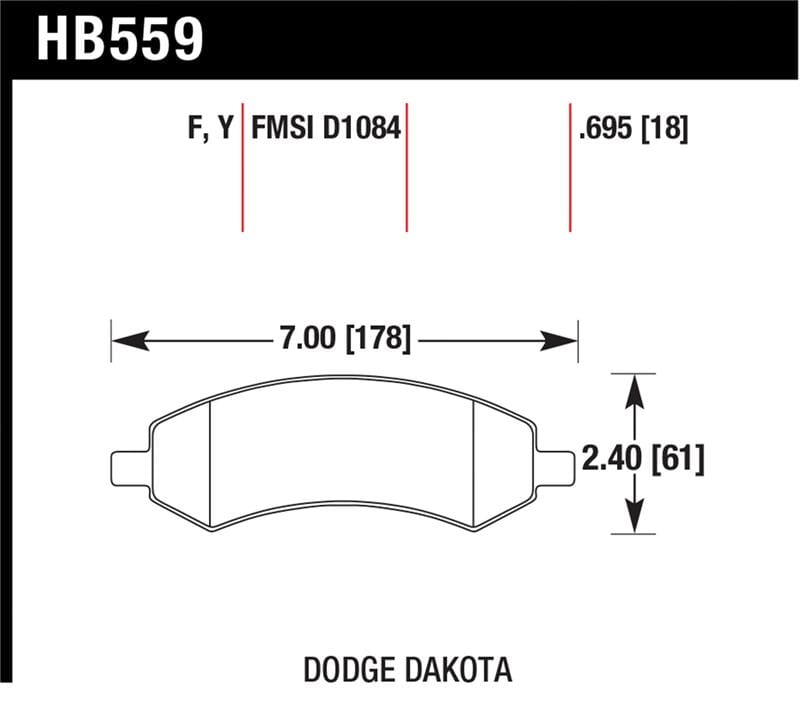 Hawk Performance — LTS Disc Brake Pad