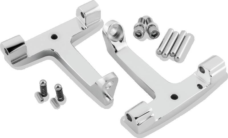 Bikers Choice — Bikers Choice 93-Up FLH FLT Chrome Passenger Floorboard Bracket Replaces H-D 53070-00A