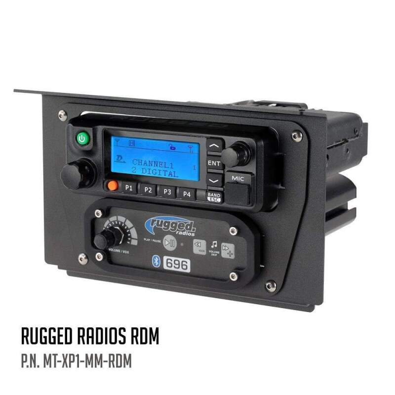 Rugged Radios — Rugged Radios Polaris XP1 Mount Kit for M1 / G1 / RM60 / GMR45 Radio and Rugged Intercom Icom F5021