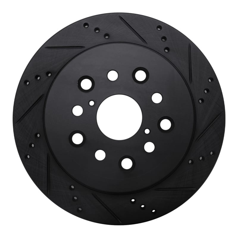 R1 Concepts — R1 01-06 Lexus LS430 Rear Right Drilled & Slotted Black Brake Rotor
R1 Brake Rotor Drill