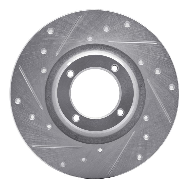R1 Concepts — R1 75-80 Triumph TR7 Front Left Drilled & Slotted Silver Brake Rotor
R1 Brake Rotor Drill