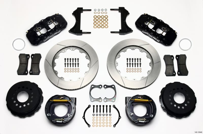 Wilwood — Wilwood AERO4 Rear P-Brake Kit 14.00in Big Ford New Style 2.50in Offset
BRAKE KIT