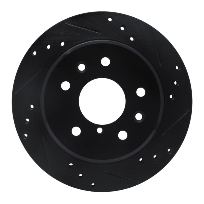 R1 Concepts — R1 86-91 Mazda RX-7 Rear Right Drilled & Slotted Black Brake Rotor
R1 Brake Rotor Drill