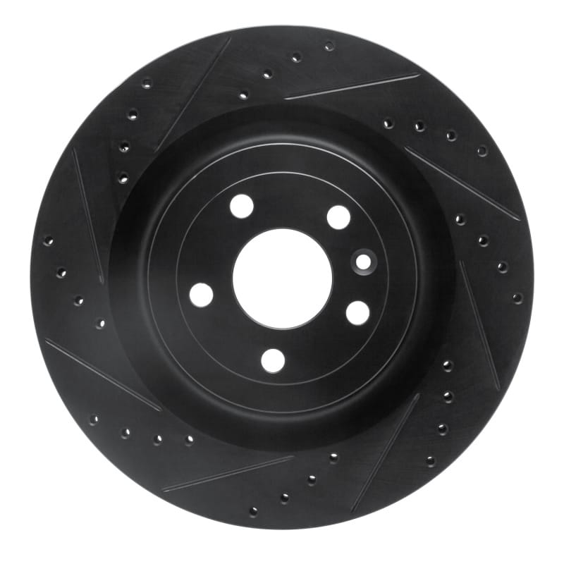 R1 Concepts — R1 13-19 Ford Police Interceptor Sedan Front Left Drilled & Slotted Black Brake Rotor
R1 Brake Rotor Drill