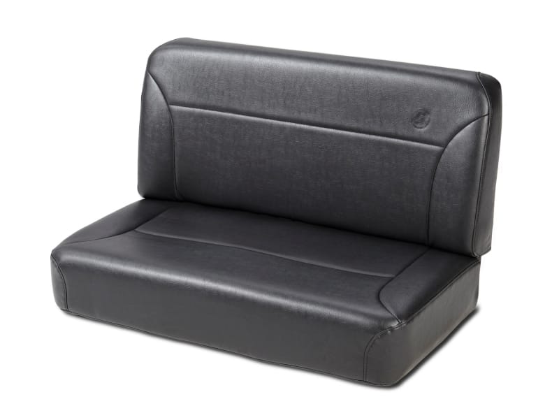 Bestop — Bestop Back Seat - 55-83 Jeep Cj5 Rear Trailmax II Fixed (All Vinyl Black Crush)
Fixed-Back Rear Seat