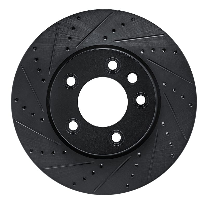 R1 Concepts — R1 03-18 Porsche Cayenne Left Front Drilled & Slotted Black Brake Rotor
R1 Brake Rotor Drill