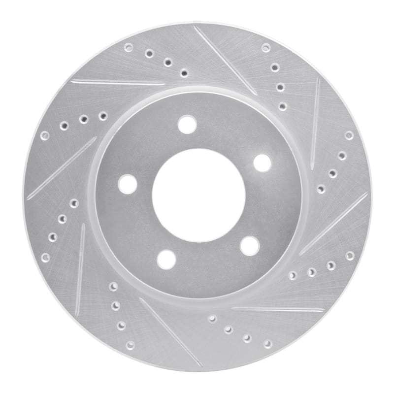 R1 Concepts — R1 04-08 Chrysler Pacifica Front Right Drilled & Slotted Silver Brake Rotor
R1 Brake Rotor Drill