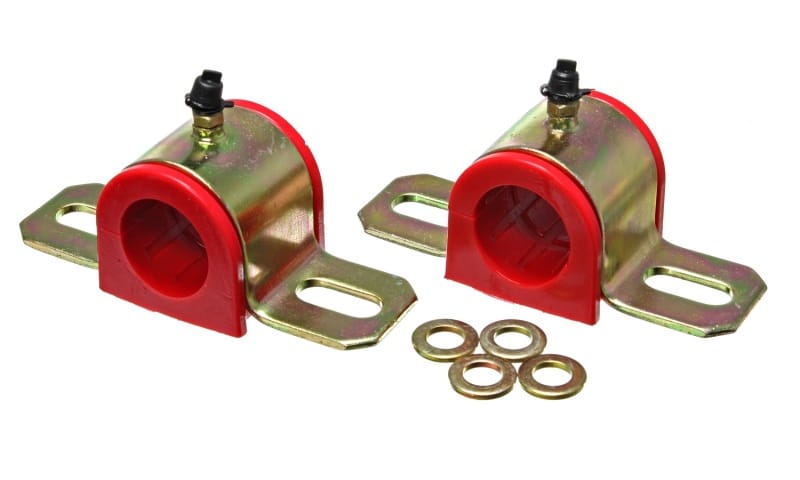 Energy Suspension — Energy Suspension 28Mm Greaseable S/B Set - Red
Sway Bar Bushing Kit