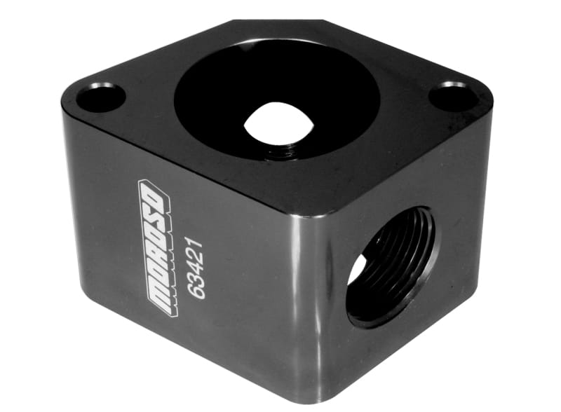 Moroso — Moroso Filler Neck Manifold Housing (Use w/Part No 63460/63461/63465/63466) - Aluminum