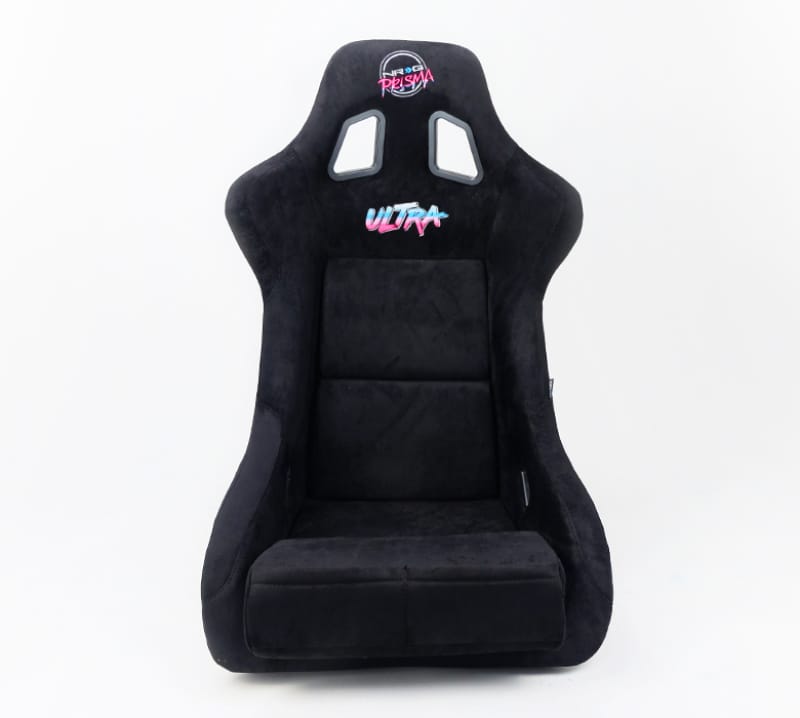 NRG — NRG FRP Bucket Seat ULTRA Edition - Large (Black Alcantara/Gold Glitter Back)