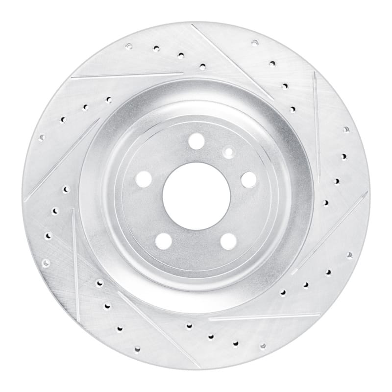 R1 Concepts — R1 15-18 Porsche Macan Rear Right Drilled & Slotted Silver Brake Rotor
R1 Brake Rotor Drill