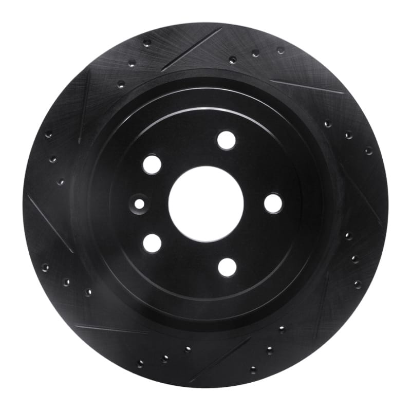 R1 Concepts — R1 08-14 Cadillac CTS Rear Left Drilled & Slotted Black Brake Rotor
R1 Brake Rotor Drill