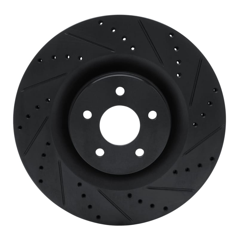 R1 Concepts — R1 16-18 Ford Focus Front Right Drilled & Slotted Black Brake Rotor
R1 Brake Rotor Drill