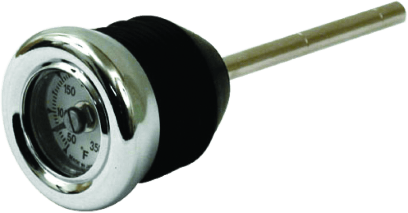 Bikers Choice — Bikers Choice 00-17 Softails Chrome Oil Tank Temperature Gauge Replaces 62845-00 2 7/8 Long